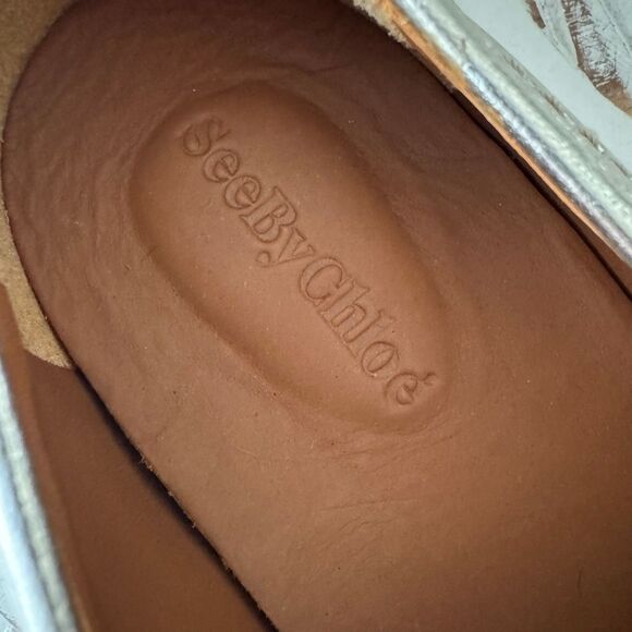 See by Chloe gold slip on sneaker size 39 - Picture 5 of 9